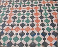 Fußbodenmosaik